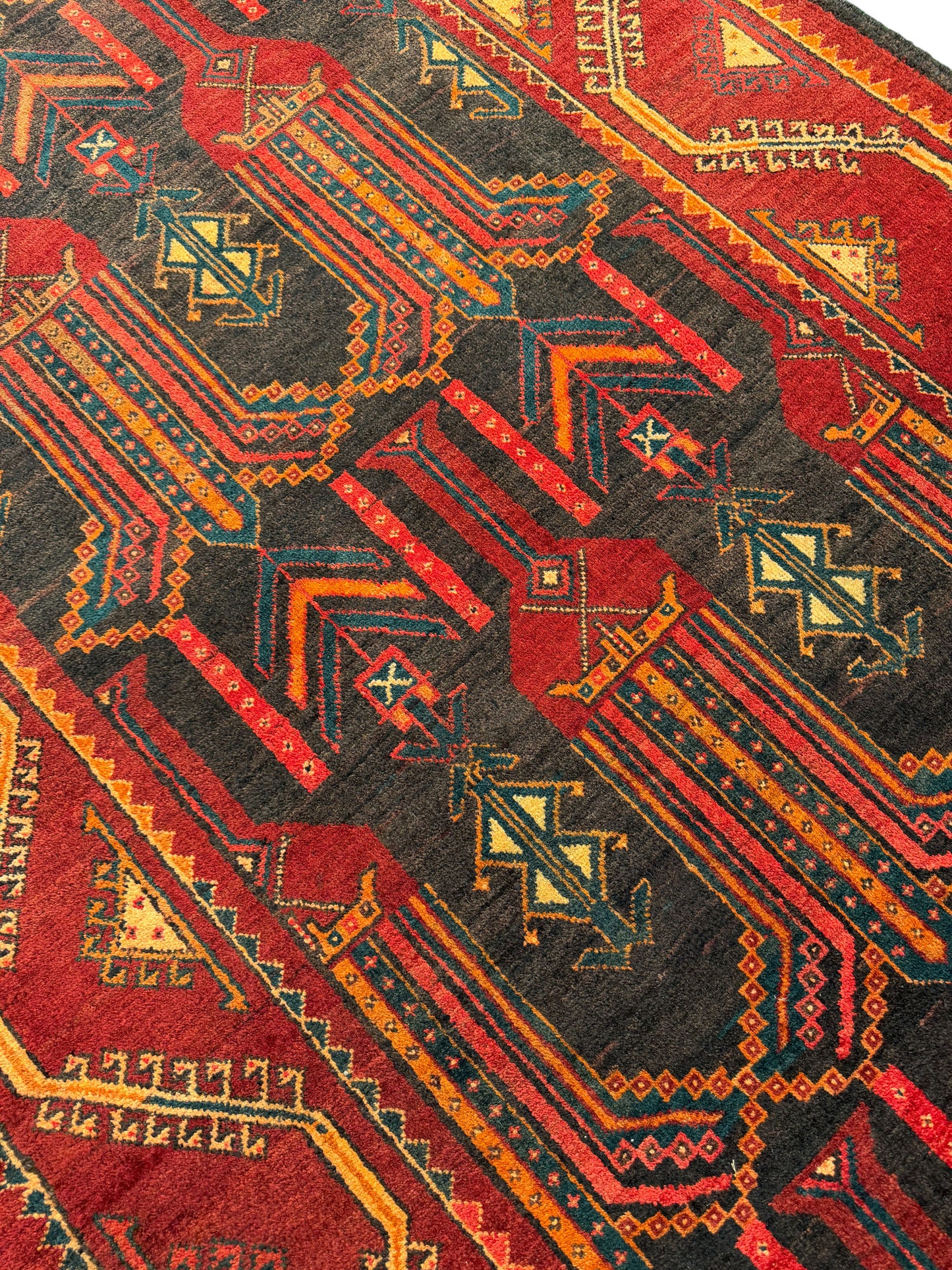 Vintage Nomadic Zabul-Balouch,  Persia, size 268x126 cm | Rug# 19709