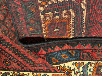 Antique Luri Olad, nomadic Galleria rug, used to cover beddings 310x125 cm | Rug# 20030