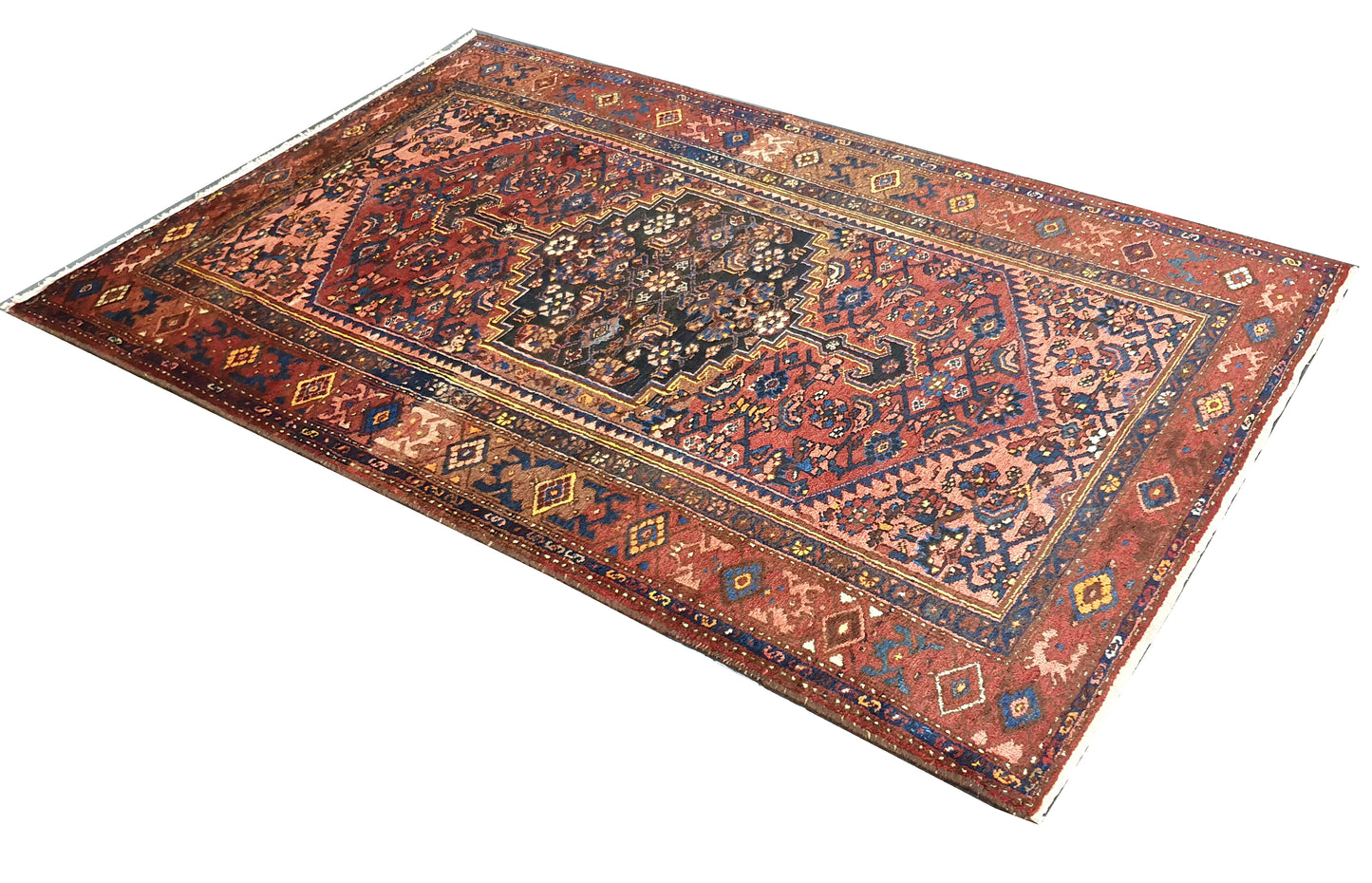 Vintage Khamseh-Hamedan Rug c.1930 200x125cm |  Rug# 20076