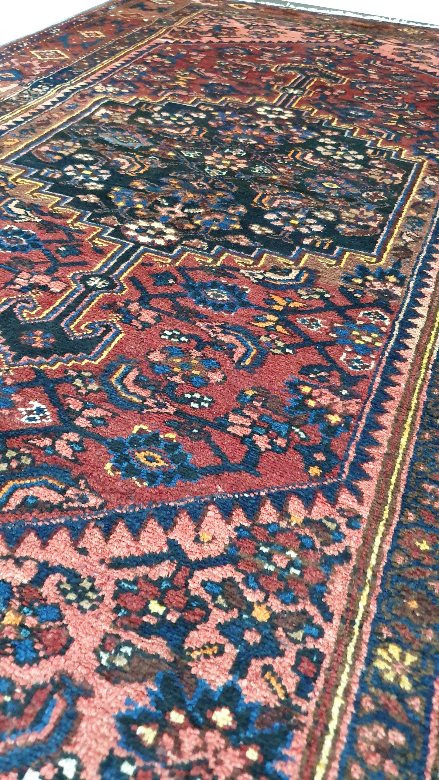 Vintage Khamseh-Hamedan Rug c.1930 200x125cm |  Rug# 20076