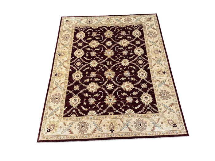 Afghan Turkaman weave, 18th Ziegler design 296×243 cm | Rug# 22140