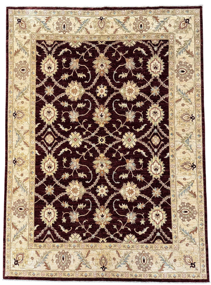 Afghan Turkaman weave, 18th Ziegler design 296×243 cm | Rug# 22140