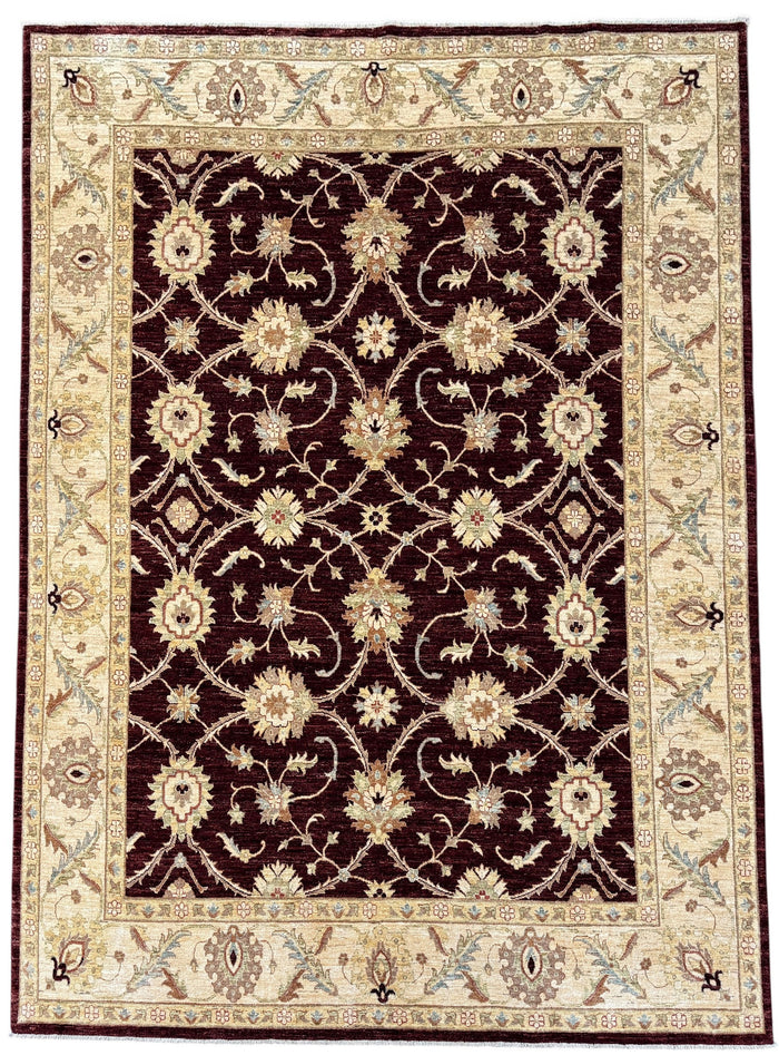 Afghan Turkaman weave, 18th Ziegler design 296×243 cm | Rug# 22140