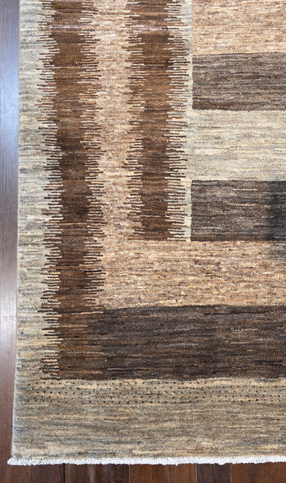 Turkaman-weave Afghan Modern-Gabbeh 233x180cm | Rug# 22580