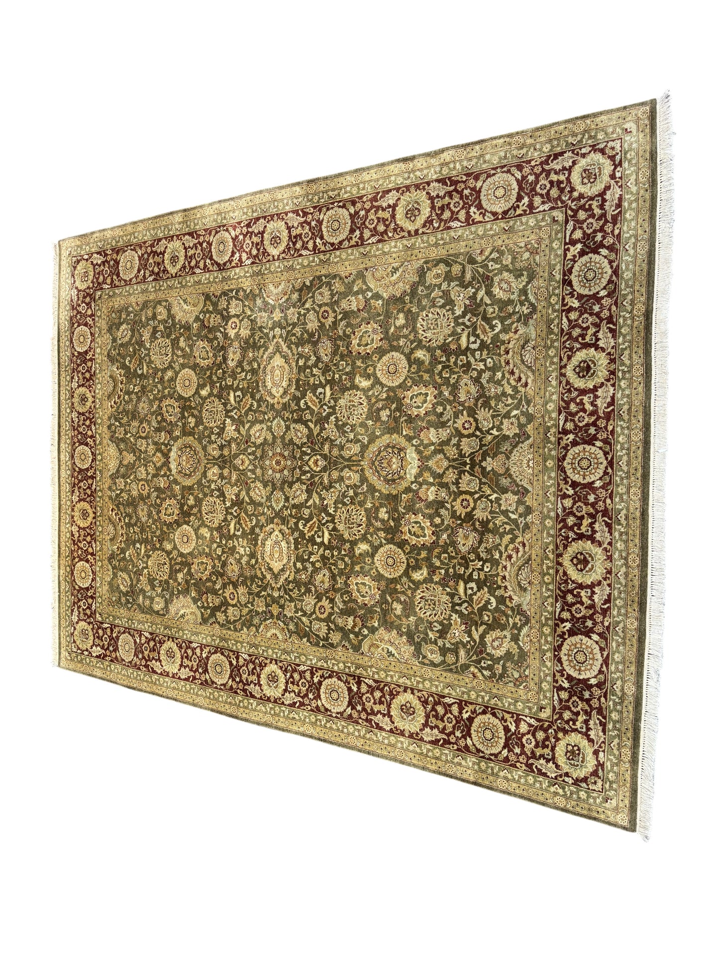 Superfine Jaipur, All-over Shah-Abbasi floral  300x233 cm | Rug# 23015