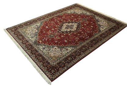 Superfine Kashmir Silk Ghalicheh 216x154cm | Rug# 23182