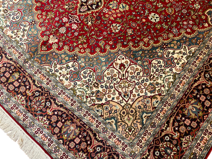 Superfine Kashmir Silk Ghalicheh 216x154cm | Rug# 23182