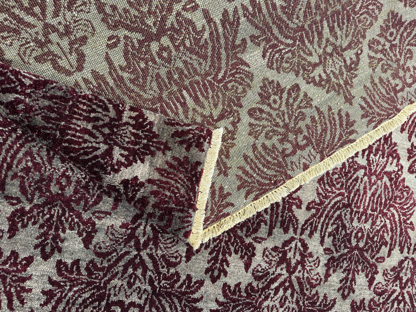 Damask design Agra rug 267×178 cm | Rug# 23314