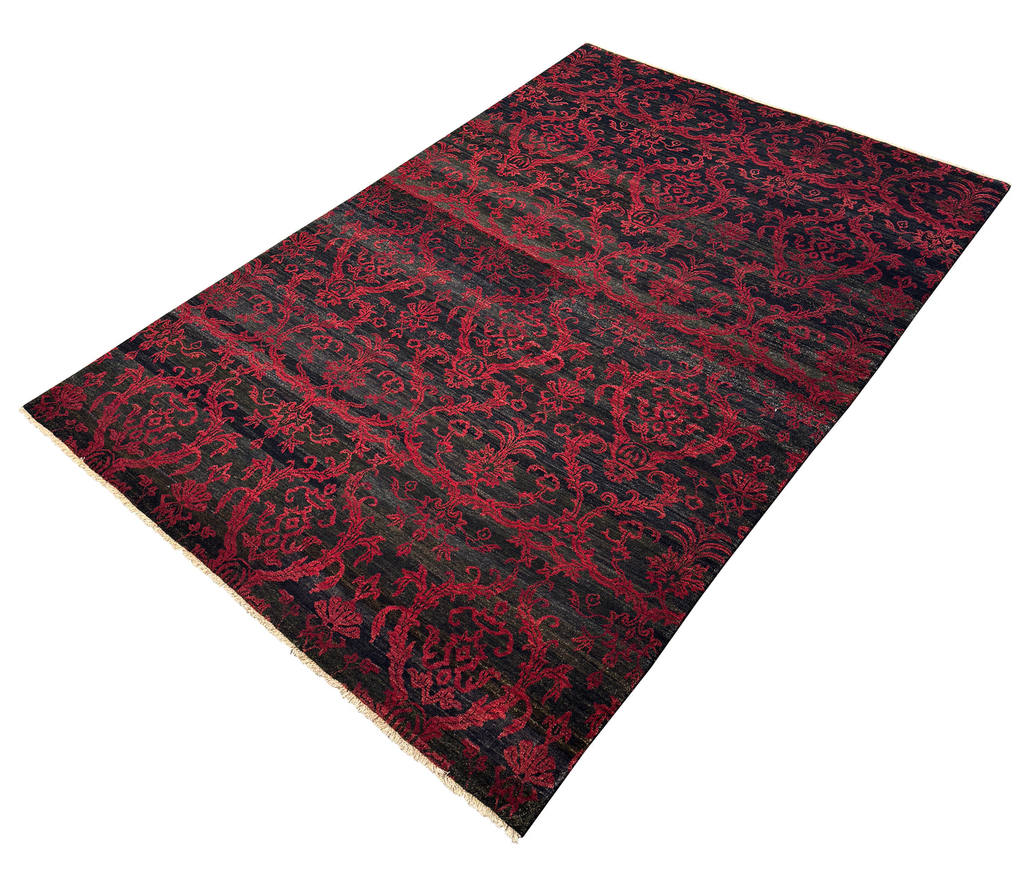 Damask design Agra carpet 268×182 cm | Rug# 23321