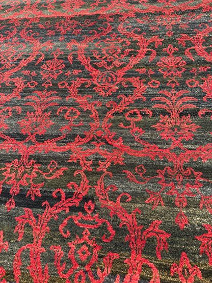 Damask design Agra carpet 268×182 cm | Rug# 23321