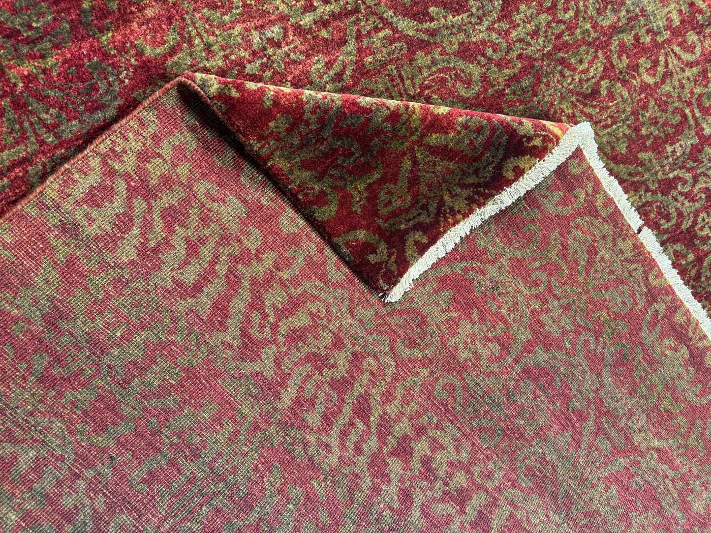 Damask design Agra carpet 277×200 cm | Rug# 23326