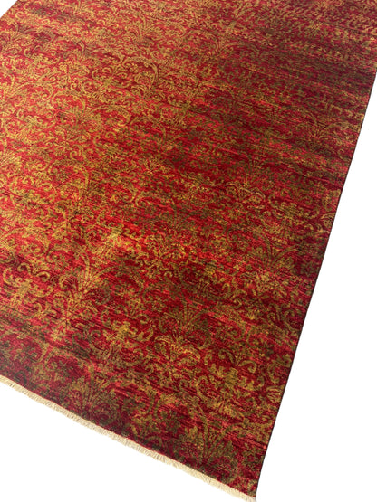 Damask design Agra carpet 277×200 cm | Rug# 23326