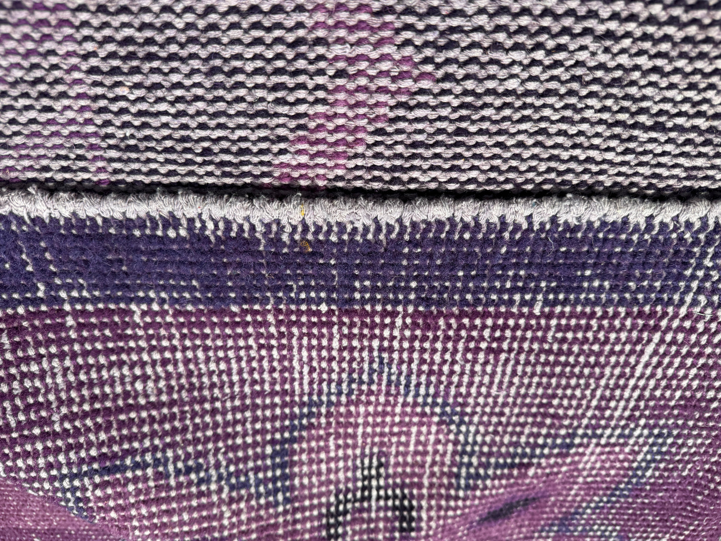 Distressed and overdyed modern rug, 305x241cm | Rug# 23705