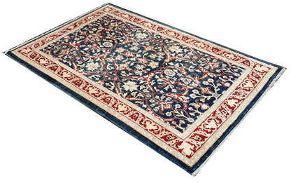 Afghan Turkman Weave Rug – Bijar Design  183x121cm | Rug#2381A