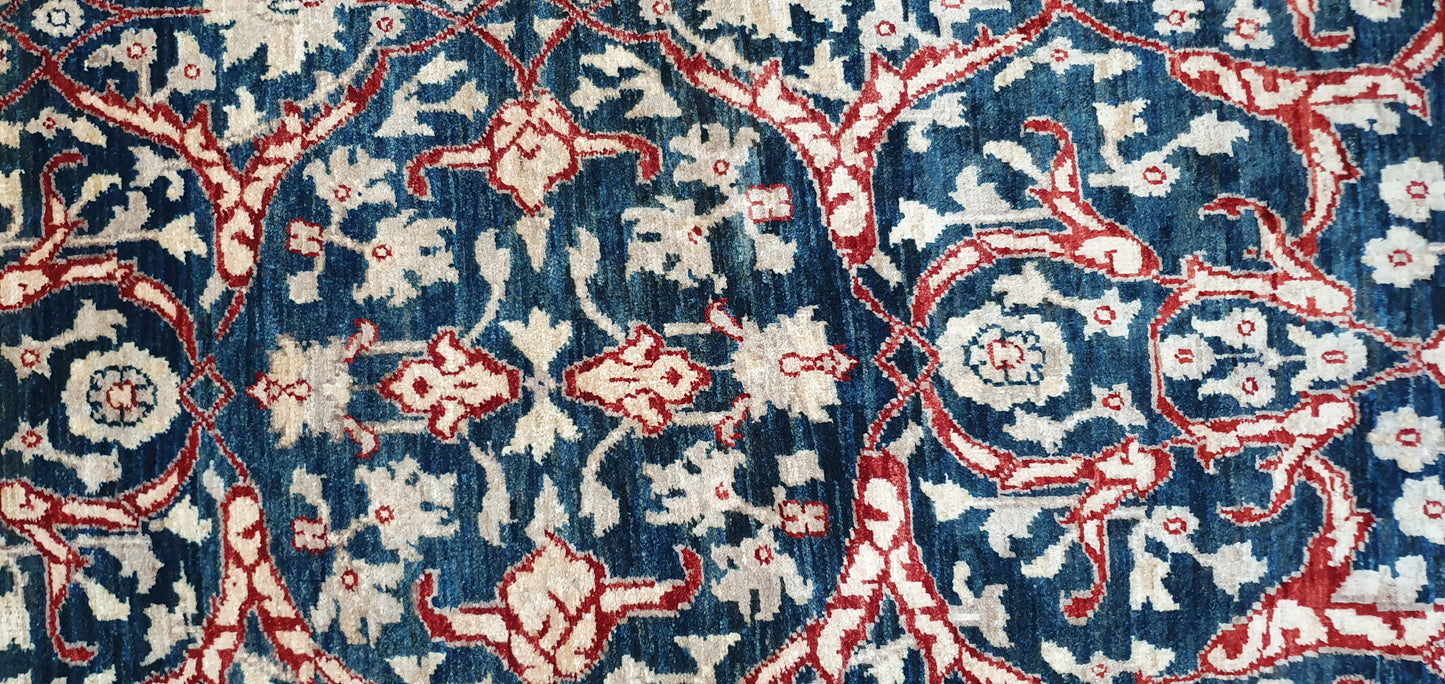 Afghan Turkman Weave Rug – Bijar Design  183x121cm | Rug#2381A
