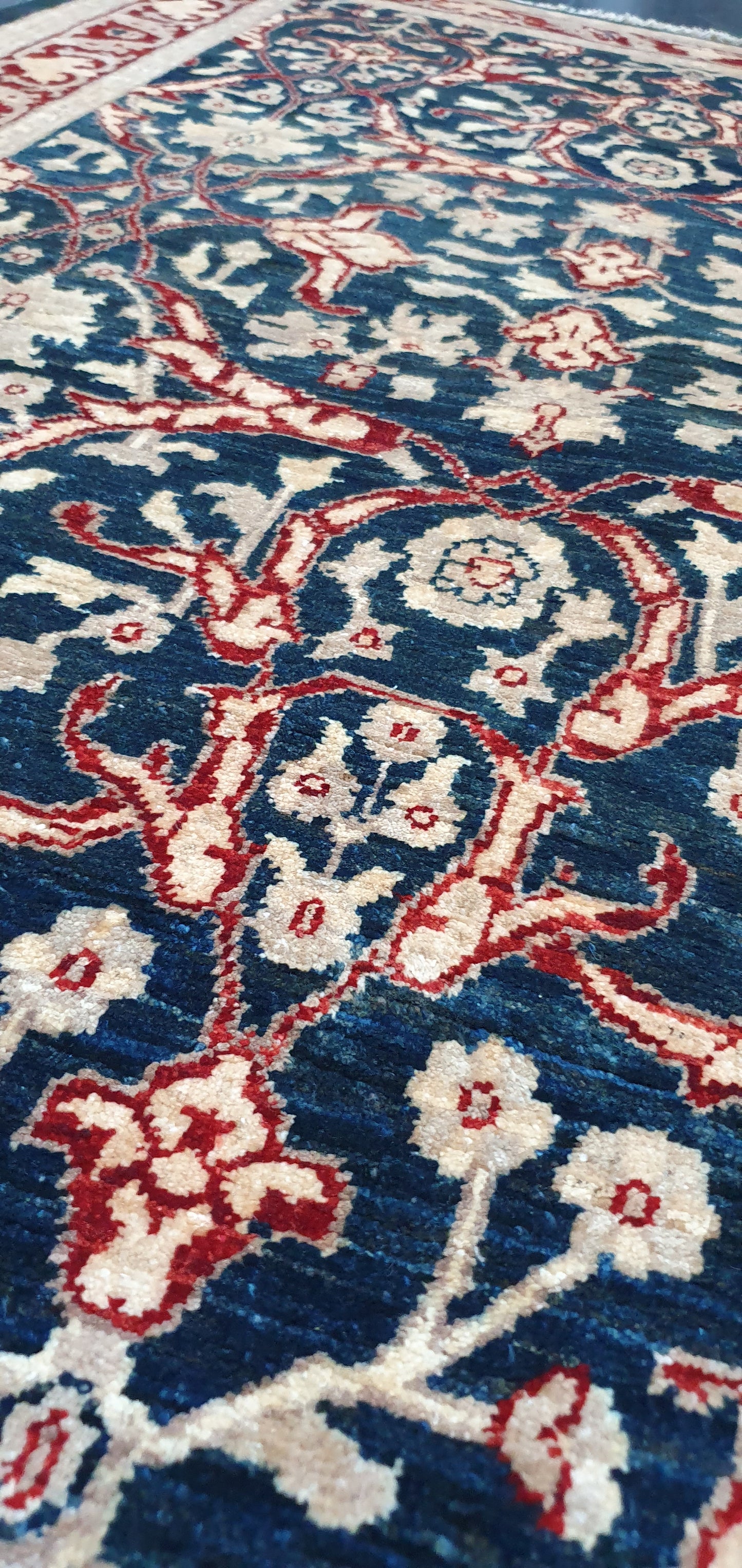 Afghan Turkman Weave Rug – Bijar Design  183x121cm | Rug#2381A