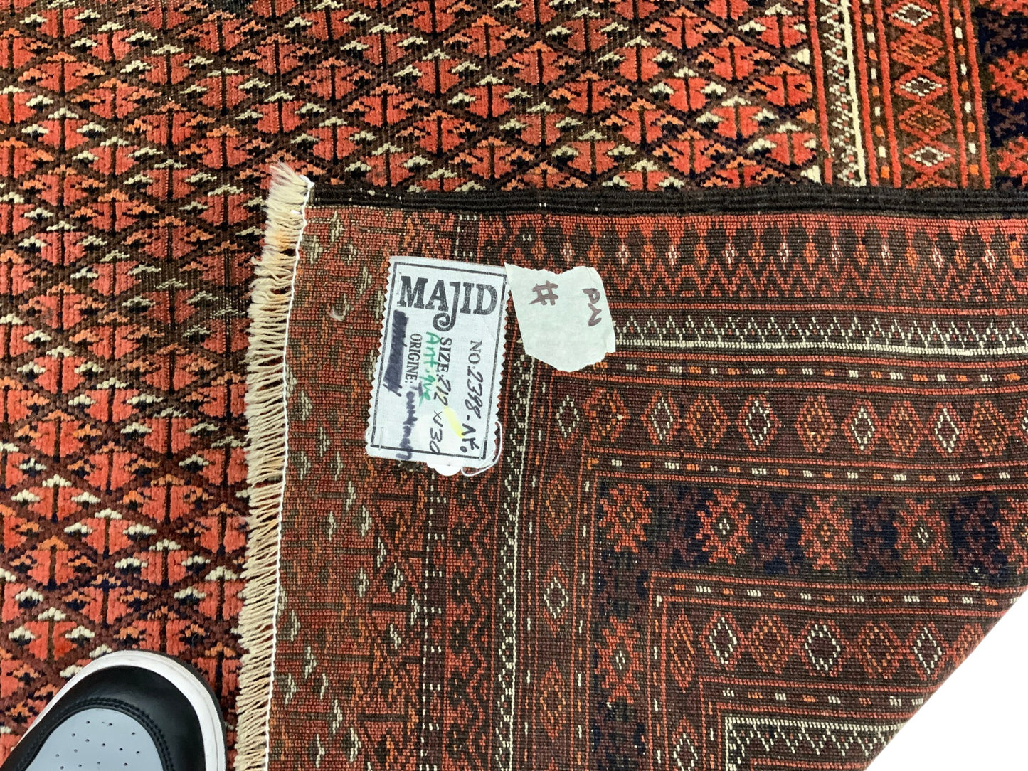 Antique Balouch Tribal Rug  212x130cm | Rug#2398