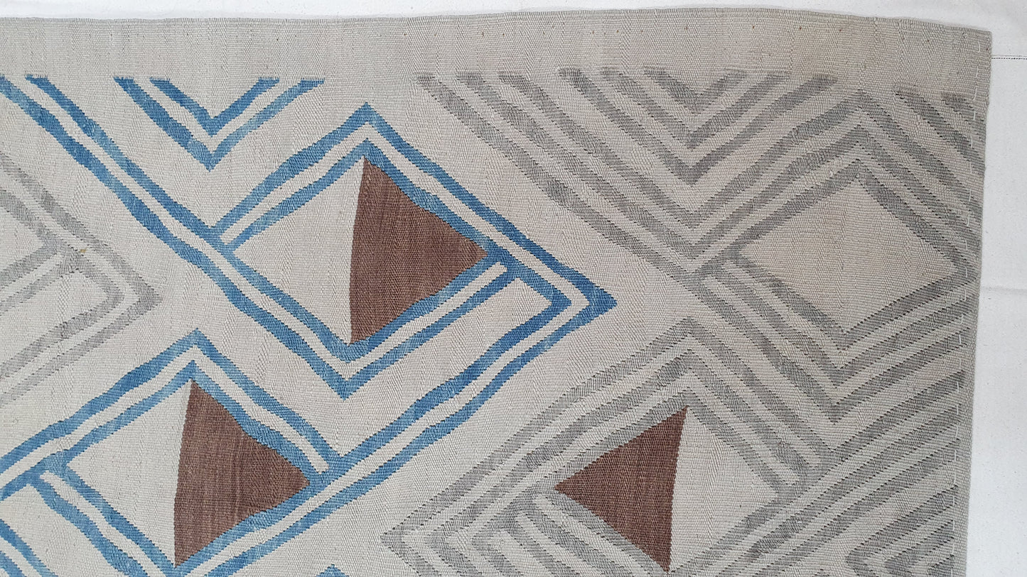Modern flatweave Turkish Kilim, 285x216 cm  | Rug# 24694