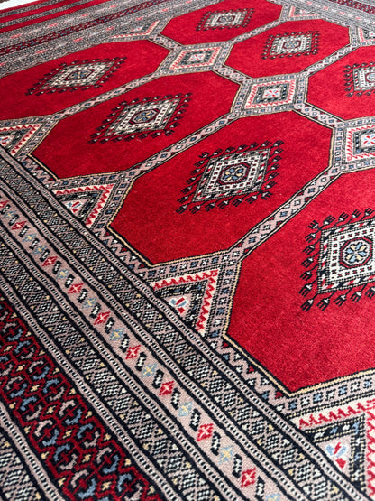 Pakistani Turkaman Bokhara 249x168cm | Rug# 24828