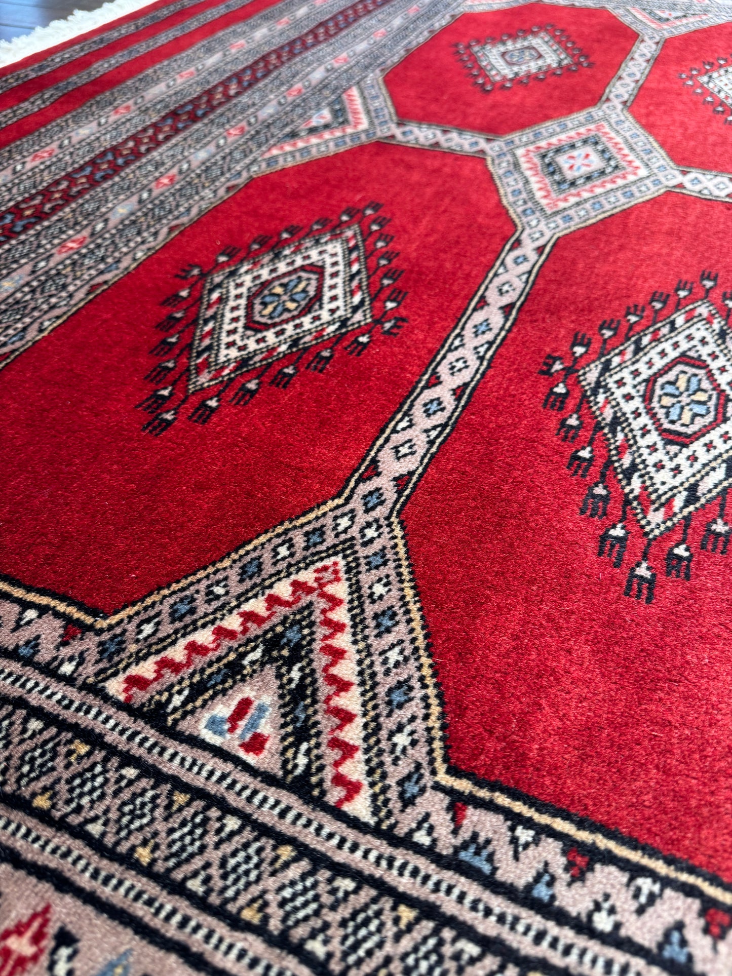Pakistani Turkaman Bokhara 249x168cm | Rug# 24828