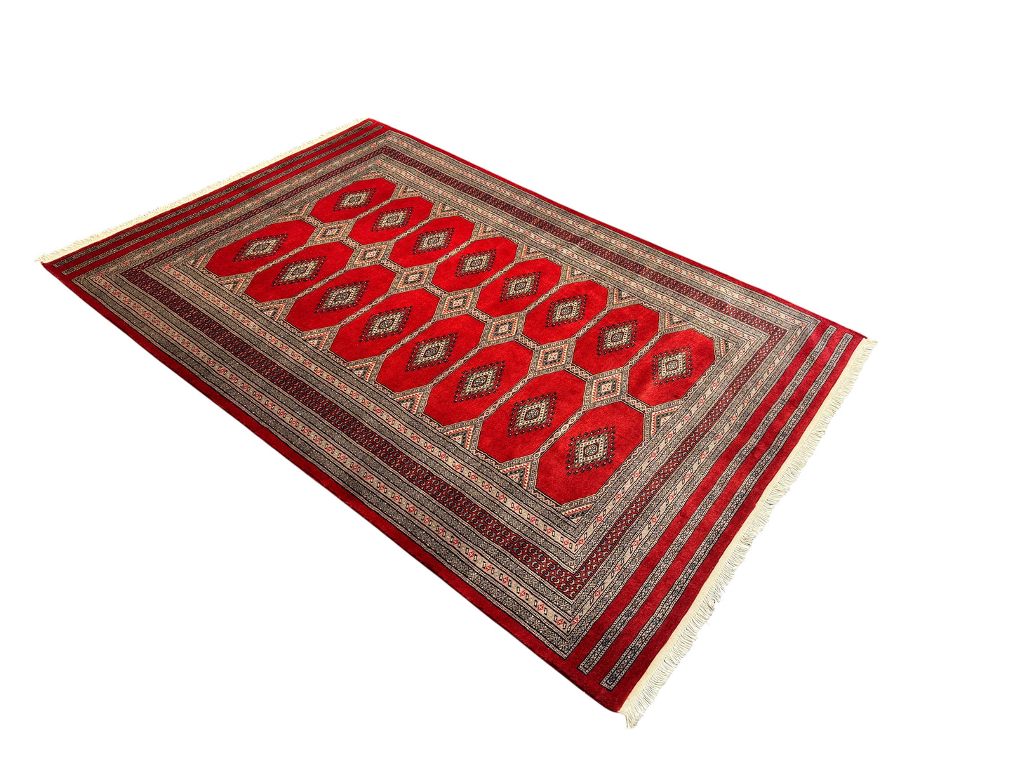 Pakistani Turkaman Bokhara 249x168cm | Rug# 24828