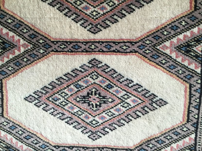 Hand-Knotted Pak Bokhara Rug 127x66cm | Rug# 24879