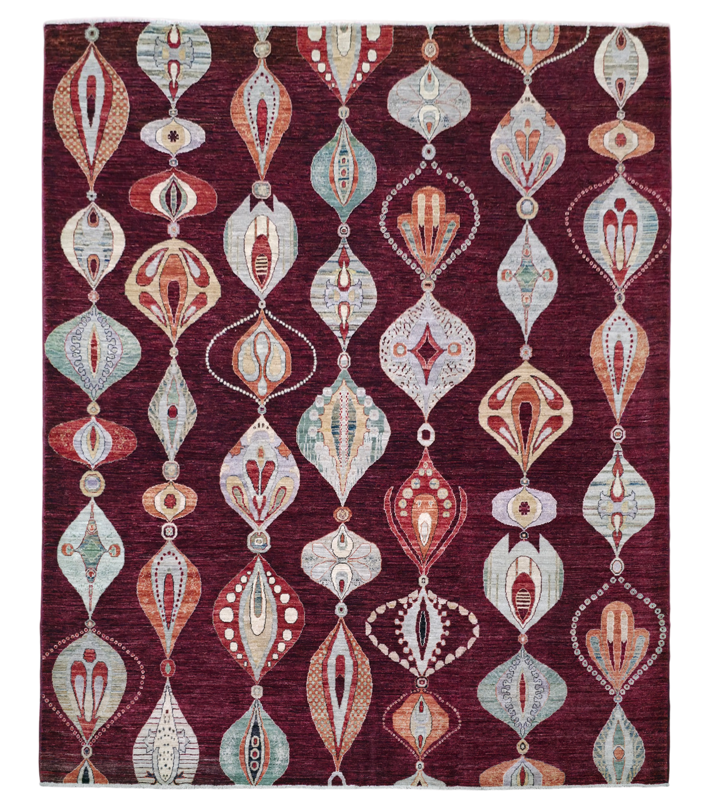 Afghan Turkaman Designer Rug 287x247cm | Rug# 24931
