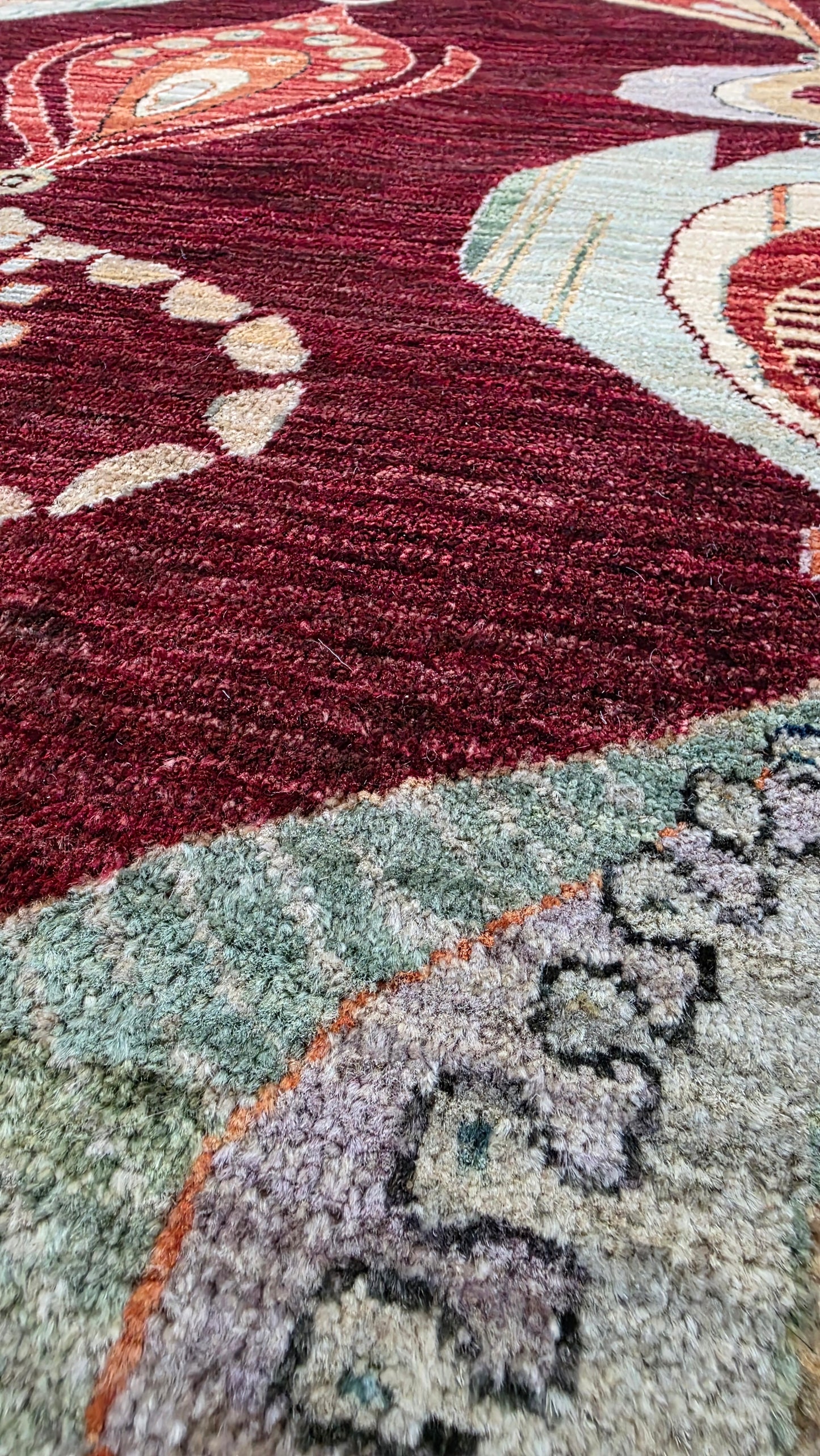 Afghan Turkaman Designer Rug 287x247cm | Rug# 24931
