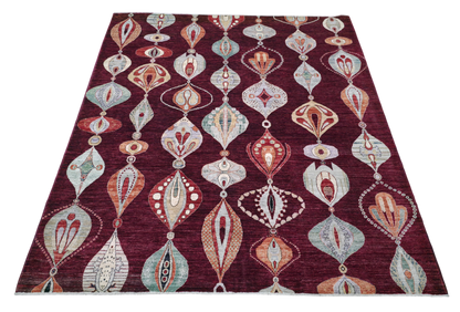 Afghan Turkaman Designer Rug 287x247cm | Rug# 24931
