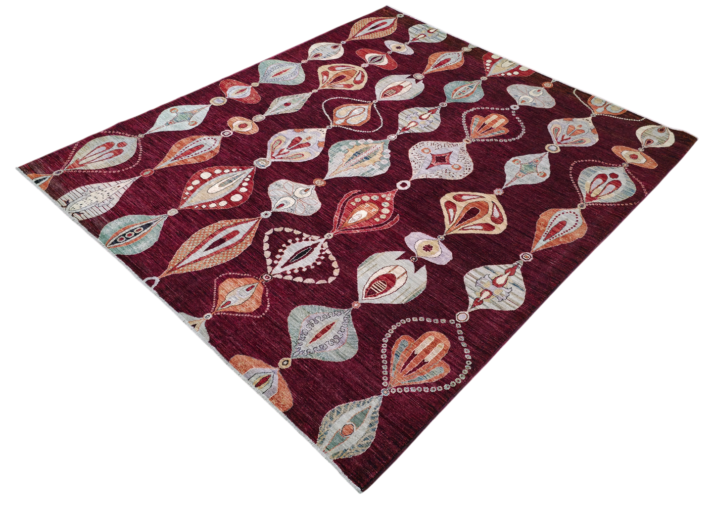Afghan Turkaman Designer Rug 287x247cm | Rug# 24931