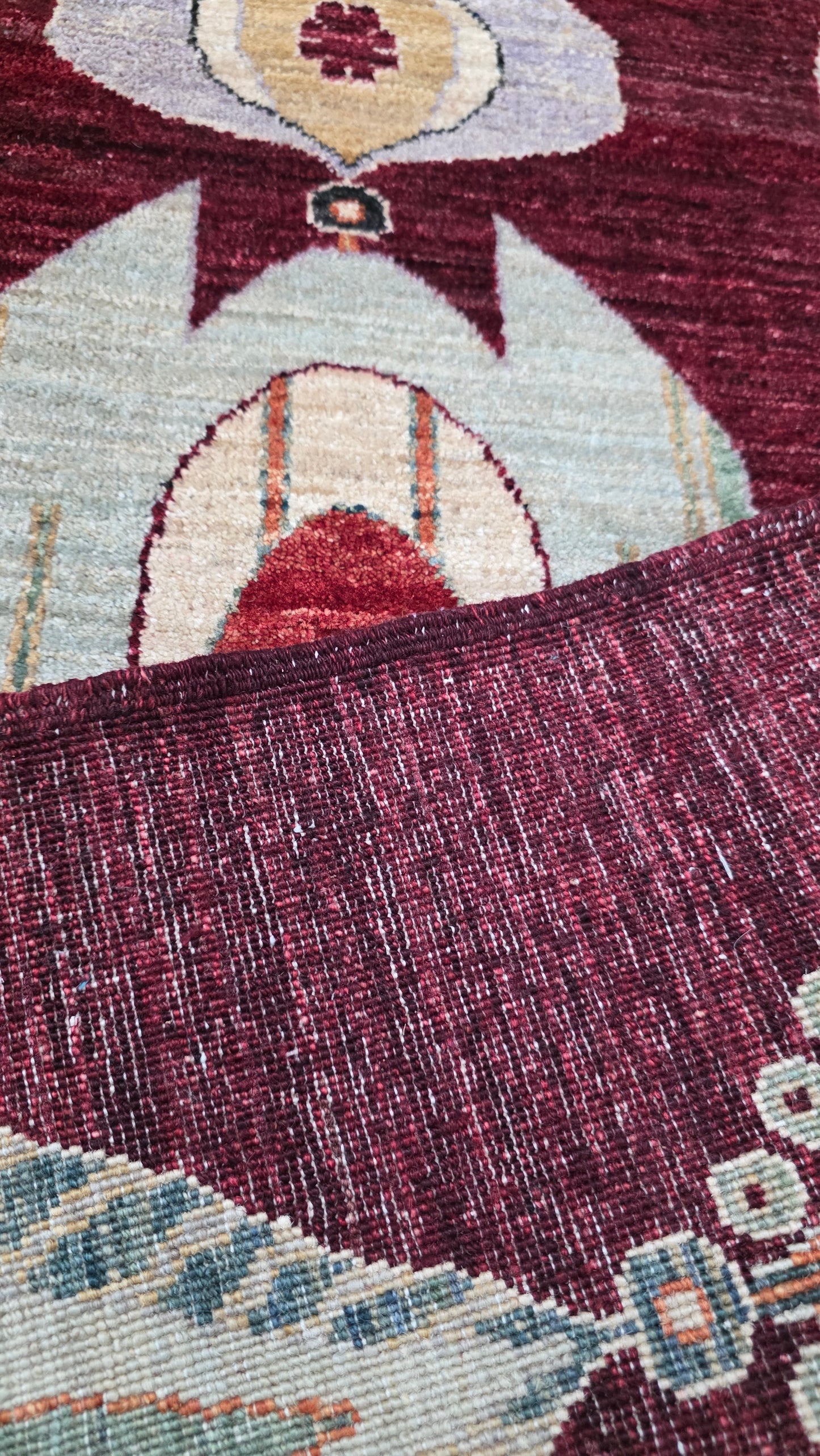 Afghan Turkaman Designer Rug 287x247cm | Rug# 24931
