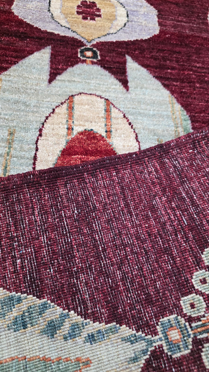 Afghan Turkaman Designer Rug 287x247cm | Rug# 24931