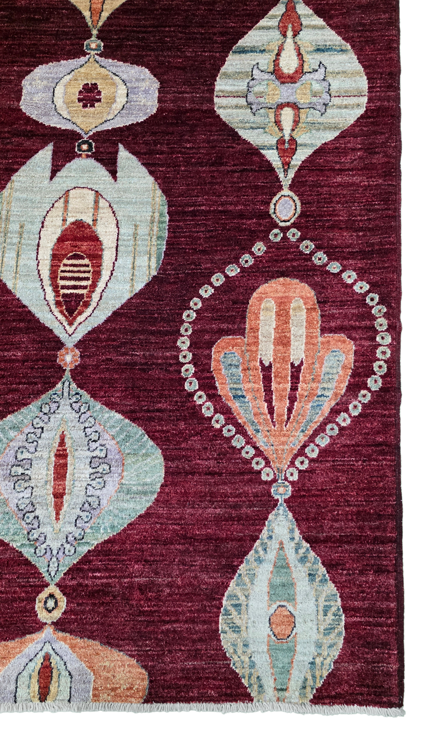 Afghan Turkaman Designer Rug 287x247cm | Rug# 24931