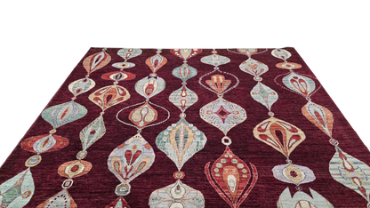 Afghan Turkaman Designer Rug 287x247cm | Rug# 24931