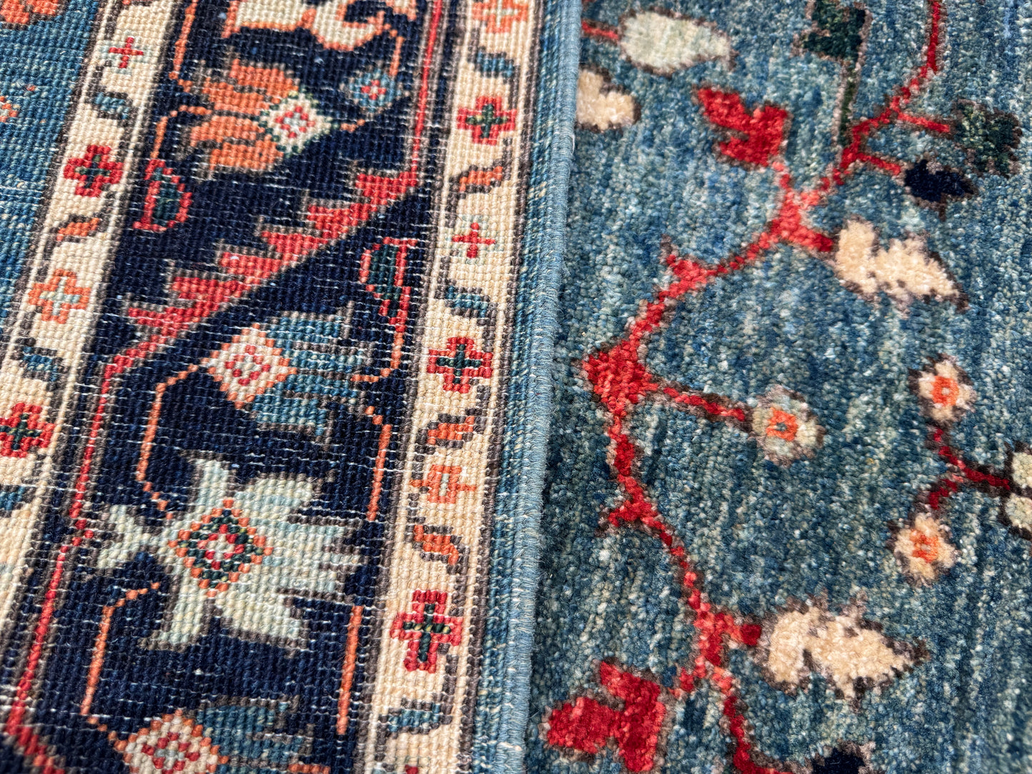 Turkmen weave Afghan, 17th c Safavid Garden design 149×103 cm | Rug# 24948