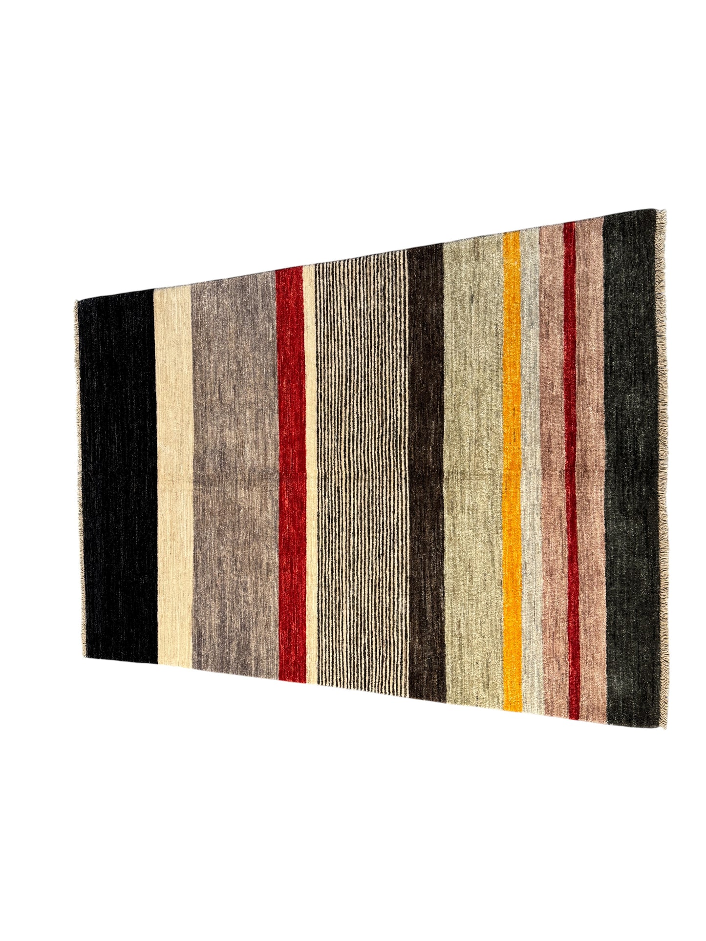 Afghan Turkaman weave, modern design 185x125cm | Rug# 25047