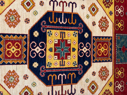 Samarkand Chechen weave, 19th c Caucasian design 299×214 cm | Rug# 25323