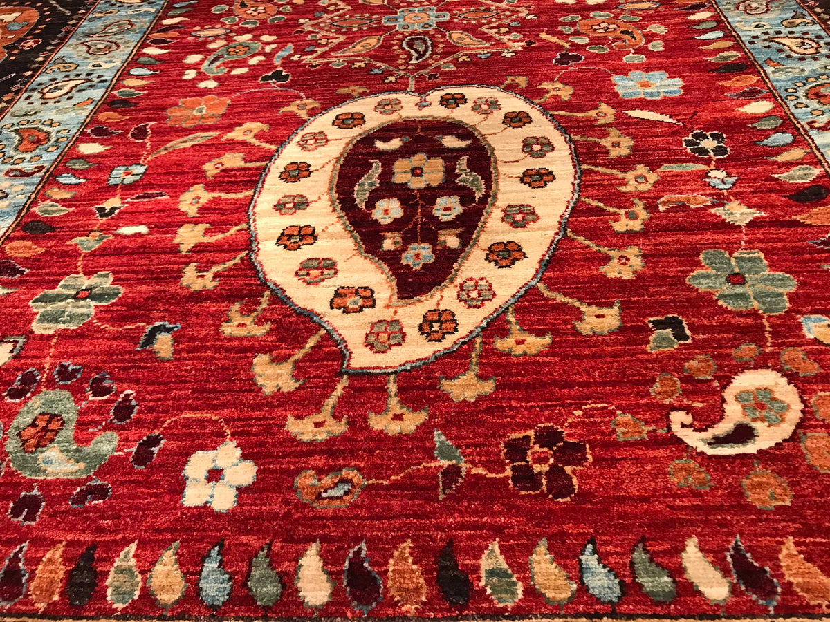 Rare Samarkand Suzani Design Rug 354x263 cm | Rug# 25469