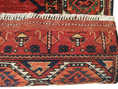 Afghan Ersari Weave Rug – 19th Century Design 173x125cm | Rug# 25487