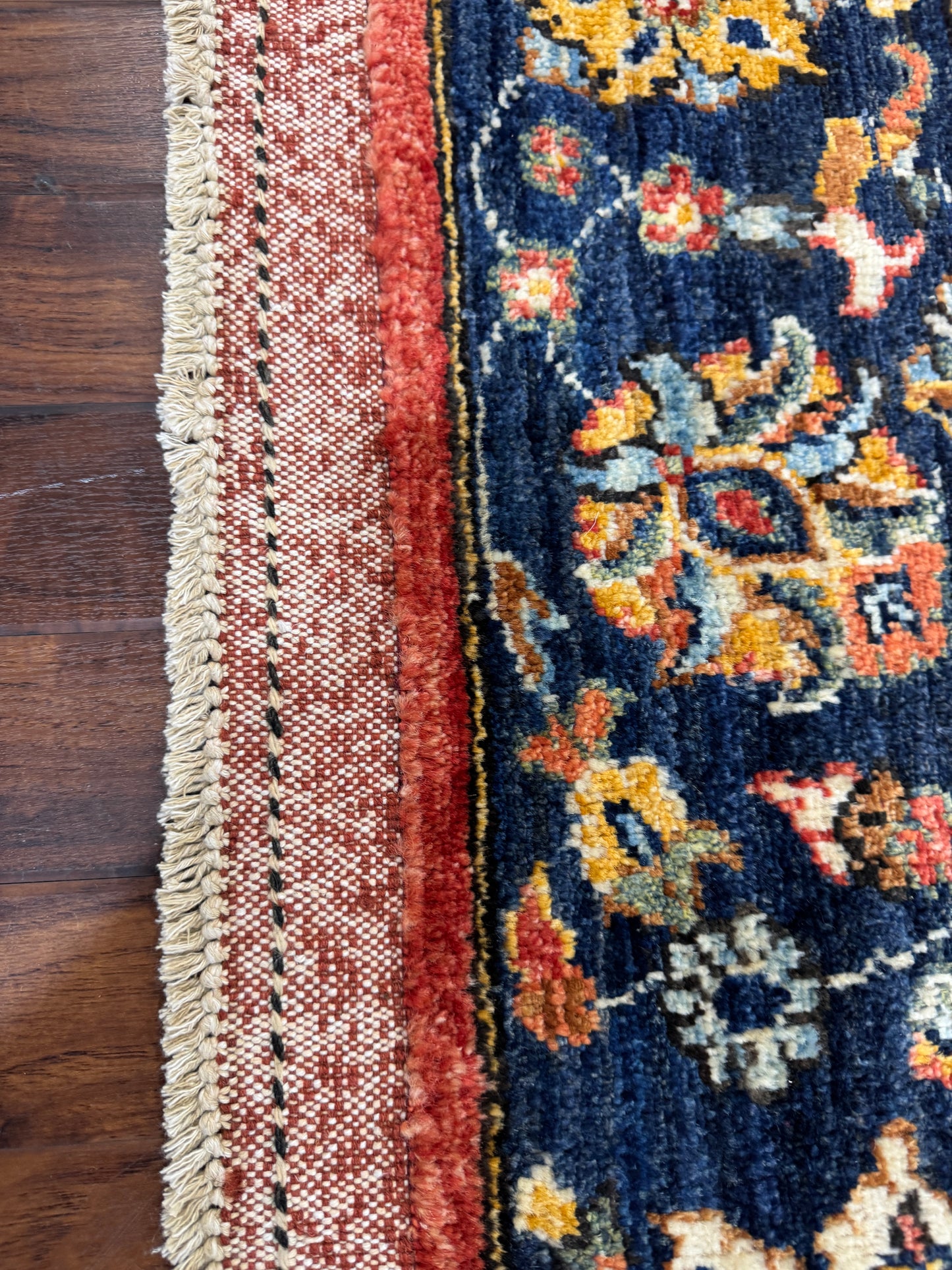 Afghan Turkmen weave, 17th-Century Kerman inspired 295x257 cm | Rug# 25492