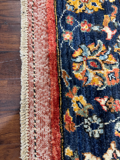 Afghan Turkmen weave, 17th-Century Kerman inspired 295x257 cm | Rug# 25492