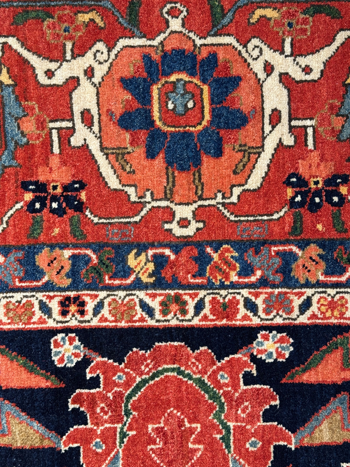 Custom made and cottage weave Bijar, Persia 350x248 cm | Rug# 2571