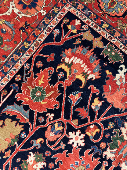 Custom made and cottage weave Bijar, Persia 350x248 cm | Rug# 2571
