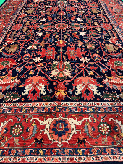 Custom made and cottage weave Bijar, Persia 350x248 cm | Rug# 2571