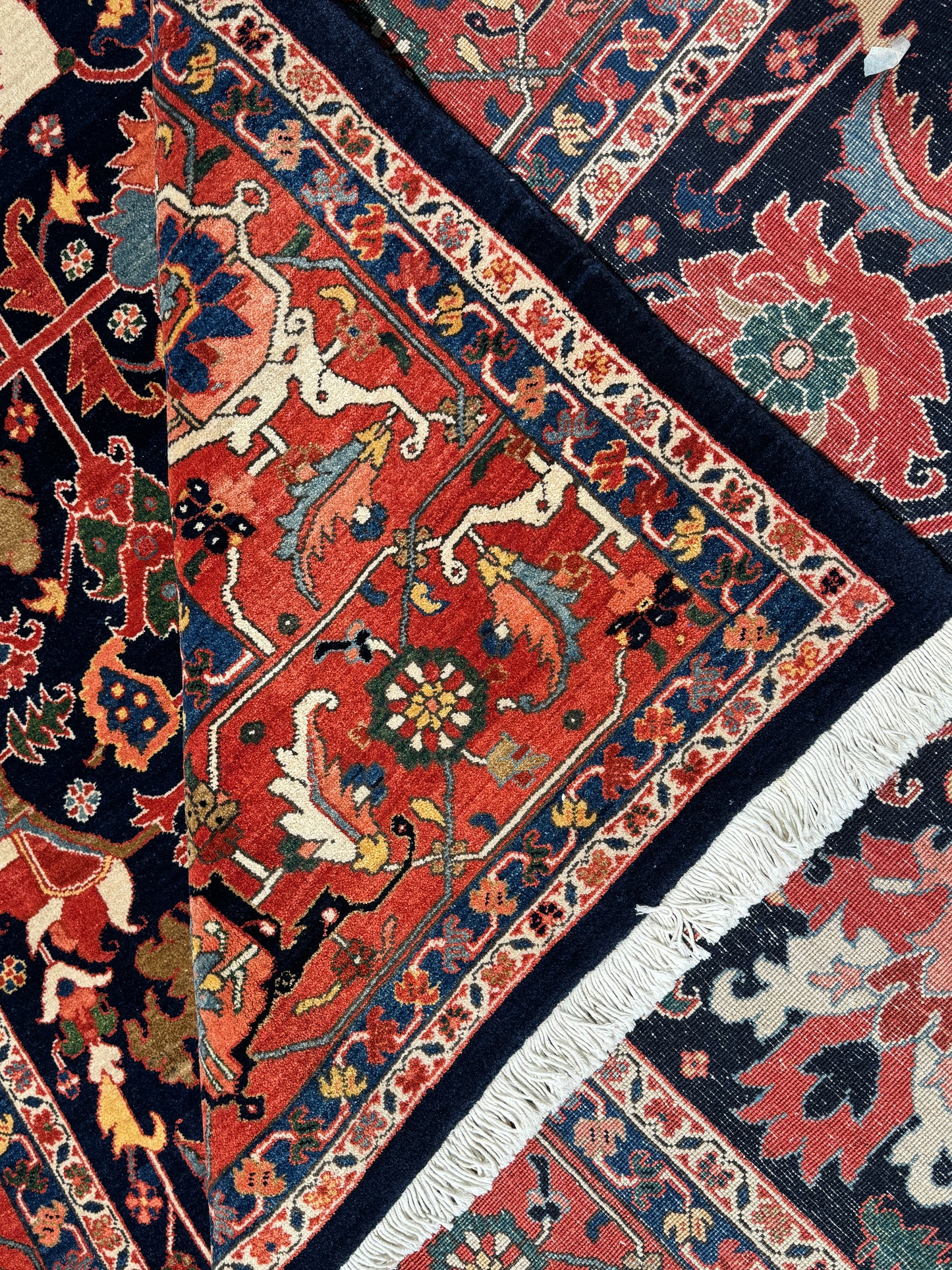 Custom made and cottage weave Bijar, Persia 350x248 cm | Rug# 2571