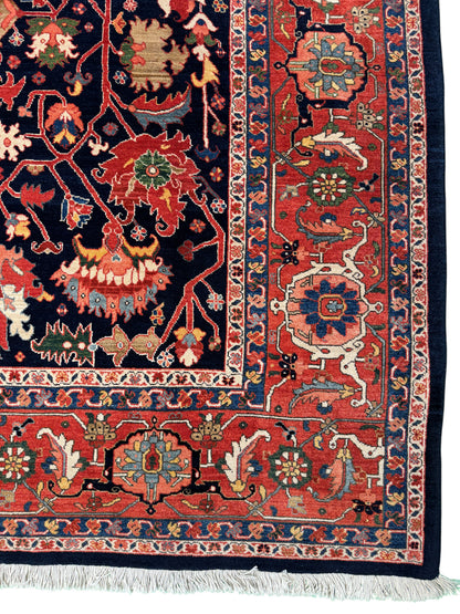 Custom made and cottage weave Bijar, Persia 350x248 cm | Rug# 2571