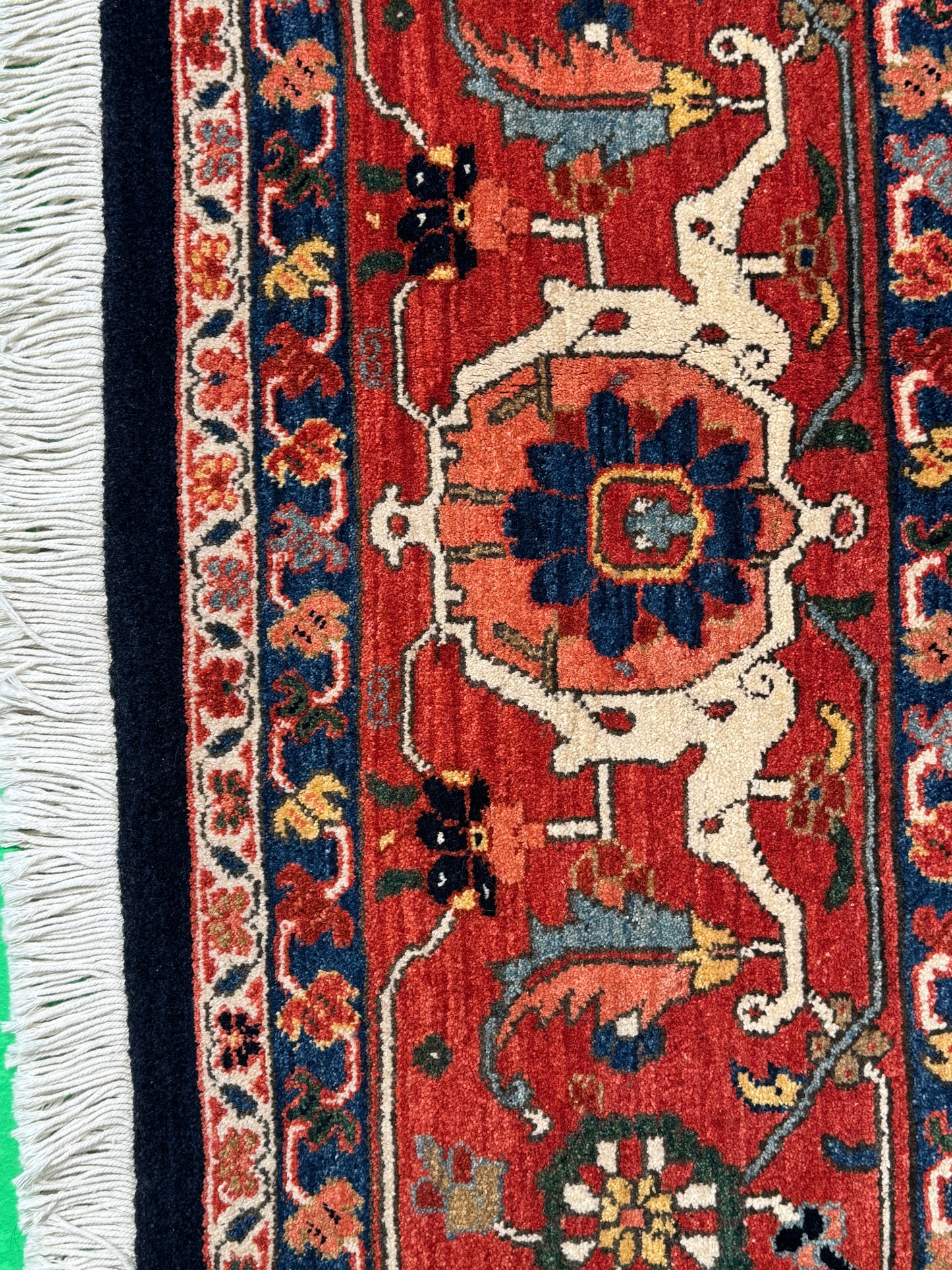 Custom made and cottage weave Bijar, Persia 350x248 cm | Rug# 2571