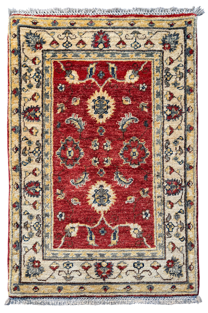 Turkmen weave sampler rug 90x60 cm | Rug# 25859 (