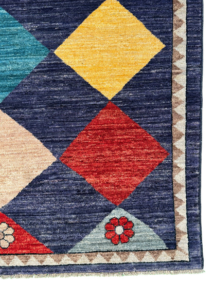 Turkaman weave Gabbeh main carpet, 372x275cm | Rug# 25926