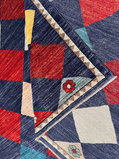 Turkaman weave Gabbeh main carpet, 372x275cm | Rug# 25926